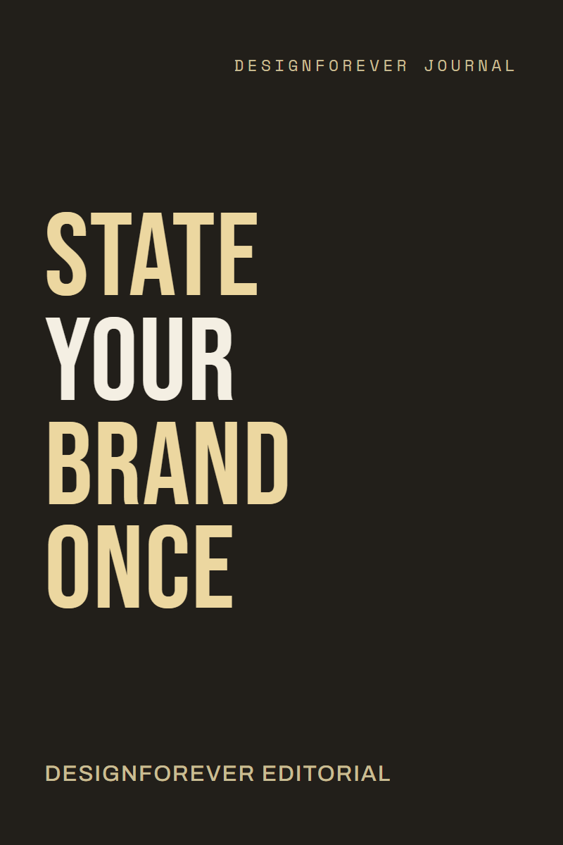 State Your Brand Once