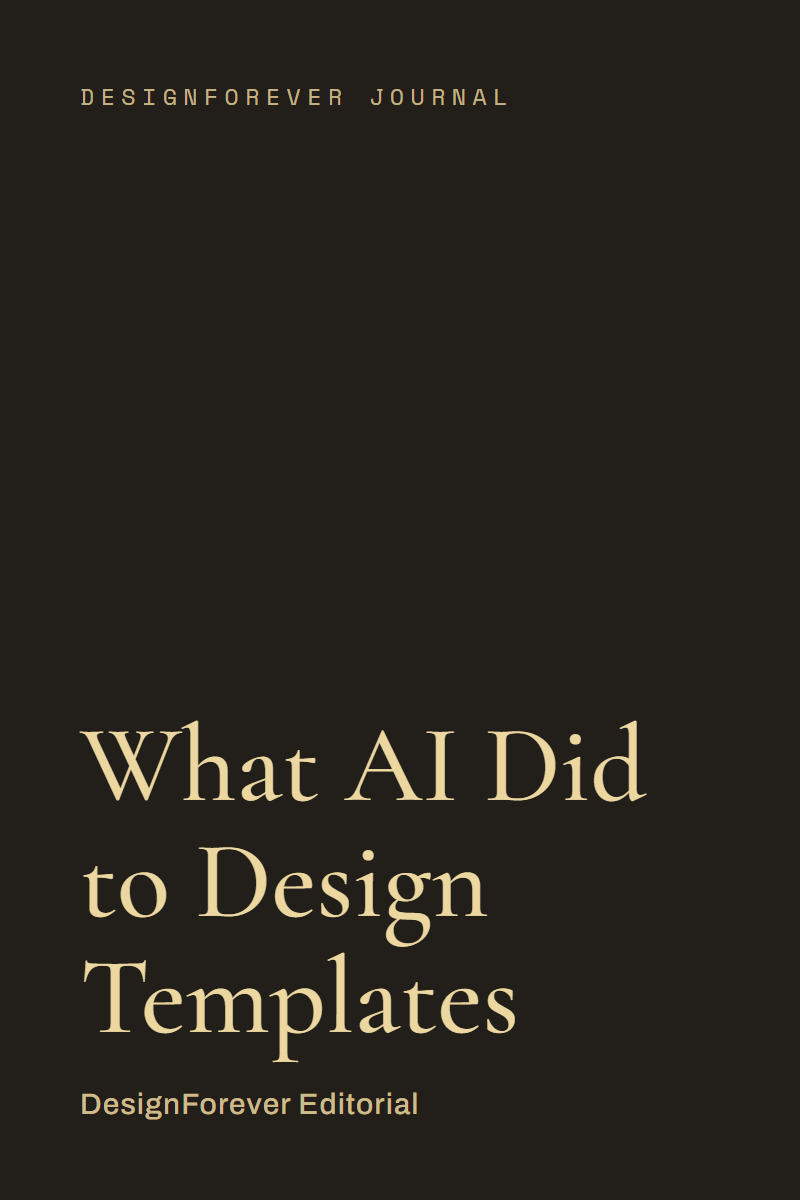 What AI Did to Design Templates