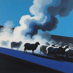 illustrations-fantasy-sorcery · The Smoke Of The Flock In The Style