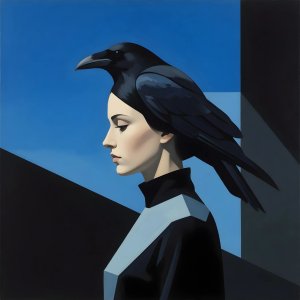 photos-fantasy-priestess-gothic · The Majestical Daughter Of The Raven In The