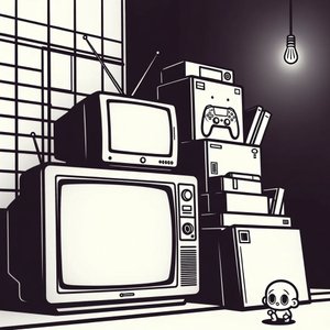illustrations-humor · electronic · items · store