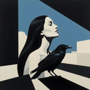 photos-fantasy-priestess-gothic · The Majestical Daughter Of The Raven In The