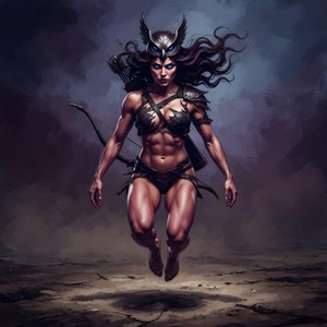 manga-viral-memes · Viral Meme Illustration Of Athena The Huntress With