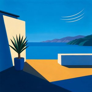 illustrations-emotions · The Summer Wind In The Style Of David