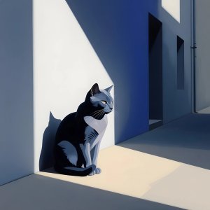 illustrations-things · The Cat In The Alley In The Style
