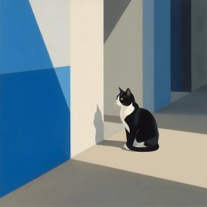 illustrations-things · The Cat In The Alley In The Style