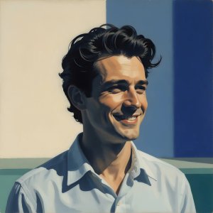 portraits-expressions · The Stranger With A Smile In The Style
