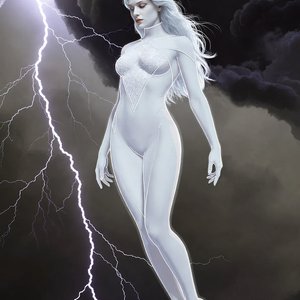 illustrations-fantasy-superheroes · Midnight Fantasy Digital Painting Of DC Comic Book