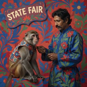 illustrations-fantasy-jesters · The Monkey And His Handler At The State