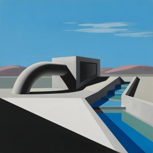 illustrations-work · Water Infrastructure Projects In The Style Of David