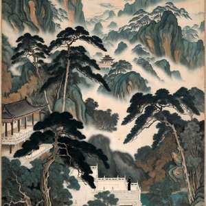 illustrations-asian-landscape-scroll