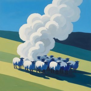 illustrations-fantasy-sorcery · The Smoke Of The Flock In The Style