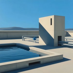 illustrations-work · Water Infrastructure Projects In The Style Of David