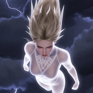 illustrations-fantasy-superheroes · Midnight Fantasy Digital Painting Of DC Comic Book