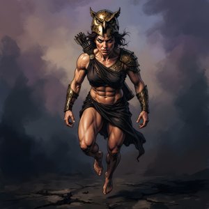 manga-viral-memes · Viral Meme Illustration Of Athena The Huntress With
