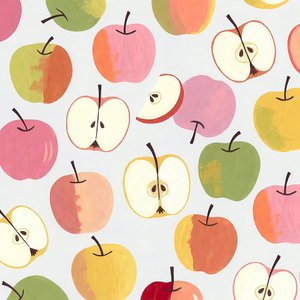 illustrations-patterns · pattern · apples · illustration