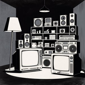 illustrations-humor · electronic · items · store