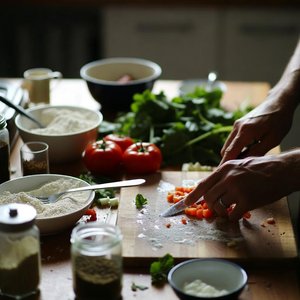 cooking · cozy · overhead · ish