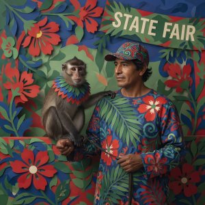 illustrations-fantasy-jesters · The Monkey And His Handler At The State