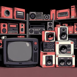 illustrations-humor · electronic · items · store