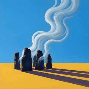 illustrations-fantasy-sorcery · The Smoke Of The Druids In The Style