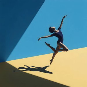 portraits-studio · Dance Star In The Style Of David Hockney
