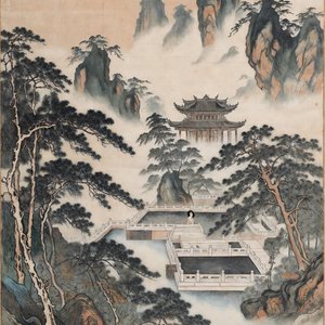 illustrations-asian-landscape-scroll