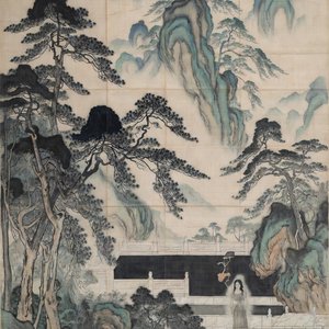 illustrations-asian-landscape-scroll